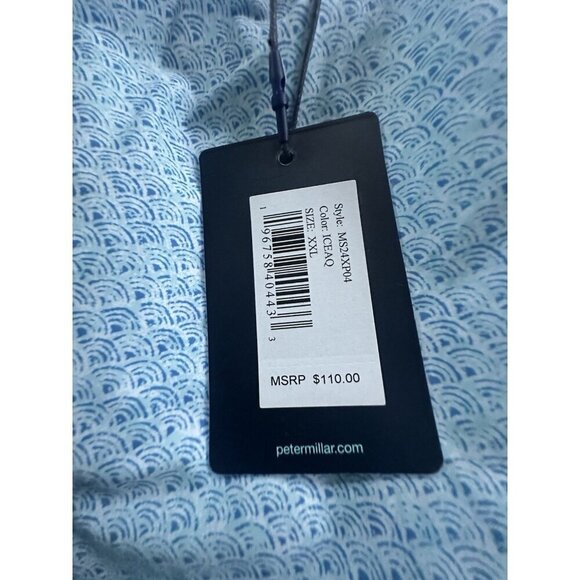 Peter Millar Men's Size XXL Sicilian Geo Print Swim Trunks NWT $110 Retail - Picture 4 of 6